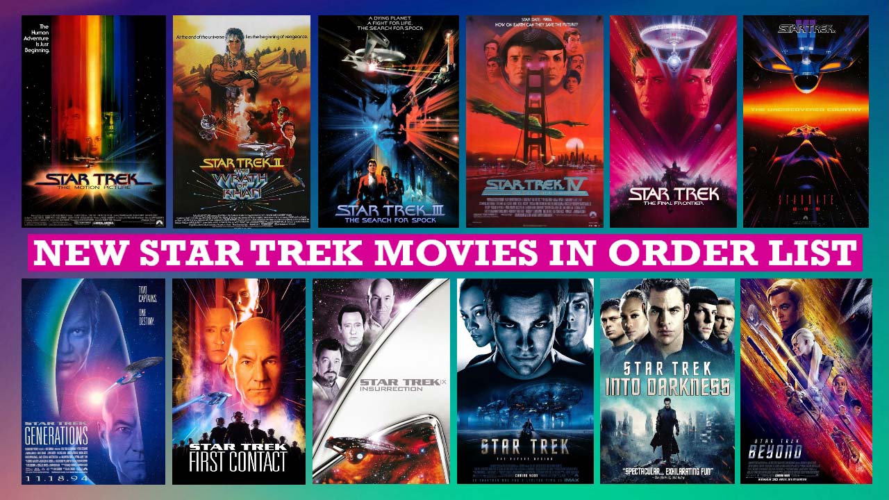 star trek films in release order